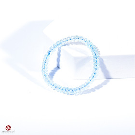 Vòng tay Đá Hoàng Ngọc - Topaz tự nhiên 100% đem lại bình an, may mắn - Hợp mệnh Thủy, Mộc - Nhiều kích thước lựa chọn | VietGemstones