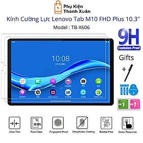 Kính cường lực dành cho Lenovo Tab M10 FHD Plus Tb-X606 - Độ cứng 9H, dày 0.3mm