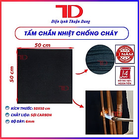 Mua Tấm Chống Cháy nỉ cacbon đã được oxy hóa  Tấm Chắn Nhiệt Chống Cháy khi hàn chất liệu sợi Carbon  Nỉ acrylic tiền oxy hóa - Điện Lạnh Thuận Dung