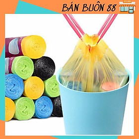 Mua Túi Đựng Rác Tự Phân Huỷ Có Dây Rút - 45x50 cm - 15 túi/cuộn - Tiện Dụng Sạch Sẽ Thông Minh 1332