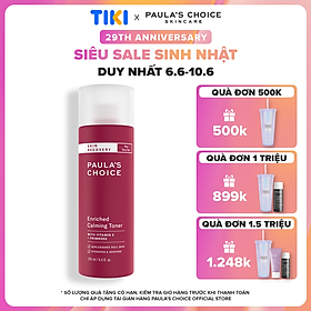 Nước Cân Bằng Phục Hồi Độ Ẩm Cho Da Paula’s Choice Skin Recovery Enriched Calming Toner 190ml
