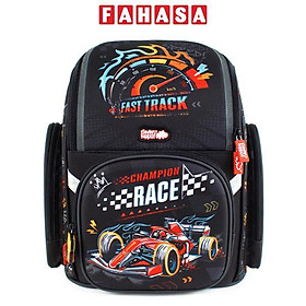 Ba Lô Đi Học Fancy L Champion Race - Jet Black - Cleverhippo BC1241/BLACK