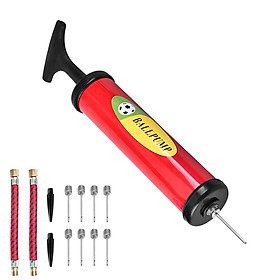 6-in Plastic Football Soccer Air Pump Inflatable Ball Hand Air Pump Mini PVC Balloon Pump Double-purpose Ball