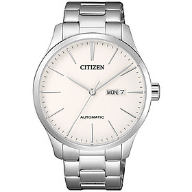 Đồng Hồ Nam Citizen Dây Thép Không Gỉ NH8350-83A - Mặt Trắng