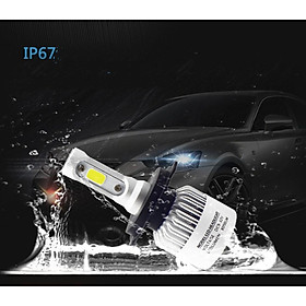 Đèn led siêu sáng và ổn định headlight S2 8000Lumens 6000k pha cos Bộ 2 cái - HanruiOffical