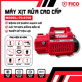 MÁY XỊT RỬA XE CAO ÁP 2.450W FC-6708 FICO -HÀNG CHÍNH HÃNG