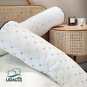 Mua Ruột gối ôm trần trám LIDACO bông tự nhiên vải cotton 100% kích thước 35x100cm