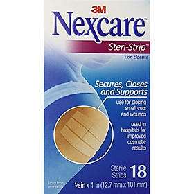 Băng y tế thay chỉ khâu da Nexcare H1547( 18 miếng 12.7mmx101mm)