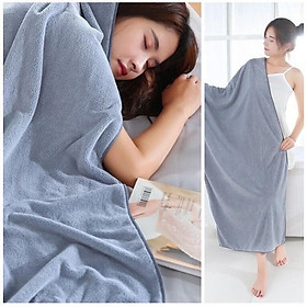 Khăn Tắm Khổ Lớn 70 x 140cm, Siêu Thấm Hút, Lau Khô Nhanh, Quấn Người Thoải Mái, Phù Hợp Cho Cả Gia Đình – Giao Màu Ngẫu Nhiên