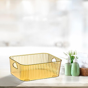 Portable Transparent Storage Bin Vanity Basket for Restaurant Bathroom Home