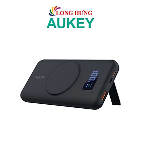 Sạc dự phòng kiêm sạc không dây Aukey Basix MagAir 22.5W QC 3.0 10000 mAh PB-WL02i - Hàng chính hãng