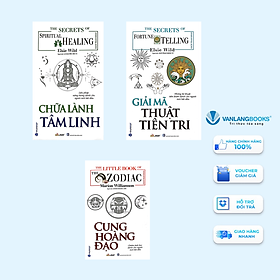 Combo 3 Cuốn Chữa Lành Tâm Linh + Giải Mã Thuật Tiên Tri + Cung Hoàng Đạo - Vanlangbooks