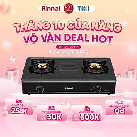 Mua Bếp gas dương Rinnai RV-B271SB(EB) mặt bếp men và kiềng bếp men - Hàng chính hãng.