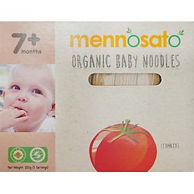 Mì ăn dặm hữu cơ cho bé vị cà chua Men No Sato 200g