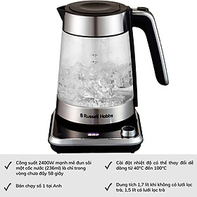 Ấm Đun Nước Russell Hobbs Attentiv 26200-70 1,7L Nhập Đức Hàng Chính Hãng