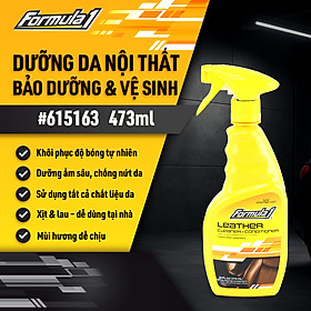 Chất Tẩy Sạch Bảo Dưỡng Bề Mặt Da Dạng Xịt FORMULA 1 615163 473ml