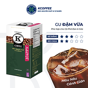 Giao Nhanh 2H Cà Phê Rang Xay Xuất Khẩu K Happy Thương Hiệu K Coffee 700G