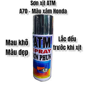 SƠN XỊT ATM - MÀU A70-A266-A220-A221-212 - 400ML