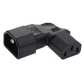 IEC320 C14 To Right Angle C13 Male To