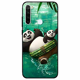 Ốp lưng dành cho xiaomi redmi note 8 mẫu panda bơi