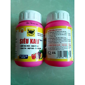 Mua Phân bón đầu trâu SIÊU KALI + KẼM bổ sung vi lượng cho hoa cảnh và cây ăn trái hủ 100g