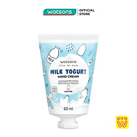 Kem Dưỡng Tay Watsons Milk Yogurt Hương Sữa Hand Cream Extra Milk 60ml