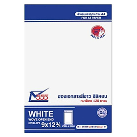 Bao Hồ Sơ Trắng Lột Dán (5 Cái/Xấp)