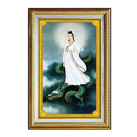 Mua Tranh  Quan Thế Âm Bồ Tát Cưỡi Rồng W636