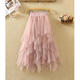 Chân váy ren Tulle - Tutu xòe tròn dáng dài thời trang cao cấp mẫu bán chạy VAY18 free size