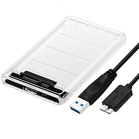 Hộp đựng ổ cứng ngoài USB 3.0  trong suốt 