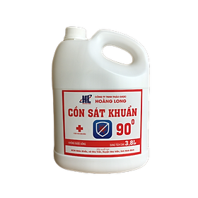 Cồn Sát Khuẩn 90 Độ Hoàng Long (Can/3.8L/2.8kg)