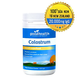 Sữa bò non 100% nguyên chất Goodhealth 100% Pure Colostrum (100gr) + Quà tặng Sữa bò non 9% nguyên chất Goodhealth (20 x 3g)