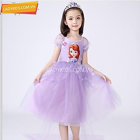 Váy công chúa elsa,đầm mùa hè cho bé,váy đầm công chúa