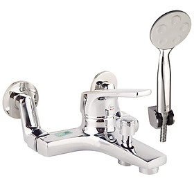 Mua Củ sen nóng lạnh chân ngoài Đồng mạ Chrome Eurolife EL-3001 New (Trắng bạc)