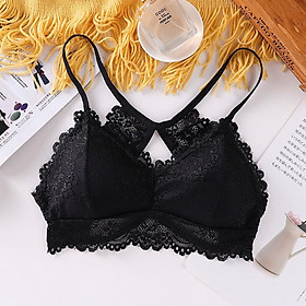 Bralette Ren Khoét Lưng không gọng kèm đệm mút loại 1 QUINN BRA AB344 - Áo Lót hai dây cotton sexy cao cấp nâng ngực