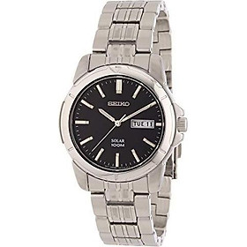 Seiko Men's SNE093 Stainless Steel Solar Watch