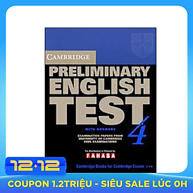 Cambridge Preliminary English Test 4 Student's Book with Answers