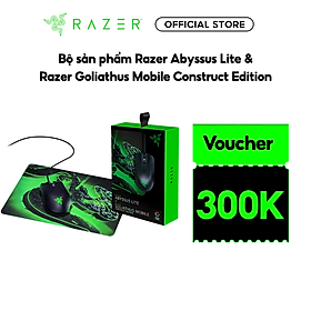 Mua Combo Chuột Razer Abyssus Lite + Miếng Lót Chuột  Goliathus Mobile Construct Edition - Hàng Chính Hãng