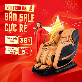 Ghế Massage Toàn Thân Giá Rẻ Lifesport LS-799, Điều Khiển Bằng Giọng Nói, Ion Âm Hiện Đại