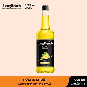Siro ChuốI - LongBeach Banana Flavoured Syrup 740ml