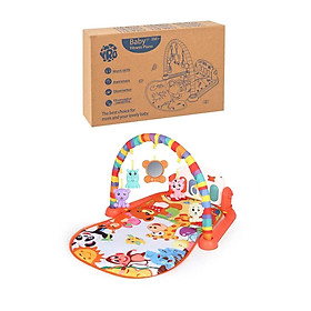 Thảm nằm chơi nhạc hình thú ngộ nghĩnh cho bé 9BABY