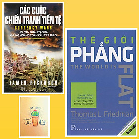 Hình ảnh Combo Các Cuộc Chiến Tranh Tiền Tệ và Thế Giới Phẳng ( Tặng kèm Sổ Tay Xương Rồng)