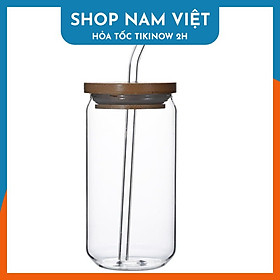 Ly Thủy Tinh Chịu Nhiệt Đựng Cà Phê Cold Brew, Sinh Tố và Các Loại Thức Uống Lạnh