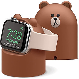 Mua Đế Sạc Silicone Dành Cho Apple Watch Kai.N Cartoon Stand_ Hàng Chính Hãng