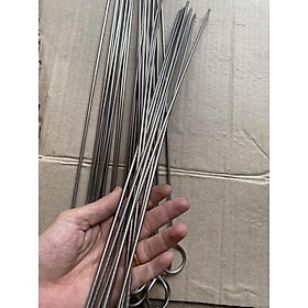 Mua Que xiên nướng thịt bằng inox dài 60cm