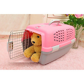 Lồng vận chuyển chó mèo loại Lồng hàng không 4 Kích thước Sunzin LHK Màu ngẫu nhiên