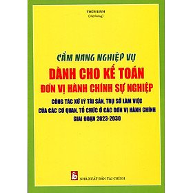 Hình ảnh Sổ Tay Kế Toán Trưởng Đơn Vị Hành Chính Sự Nghiệp