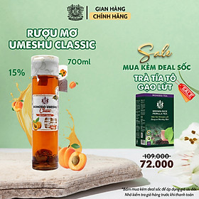 Hình ảnh Nước mơ lên men Umeshu Mohodo thơm ngon dễ uống - 700ml