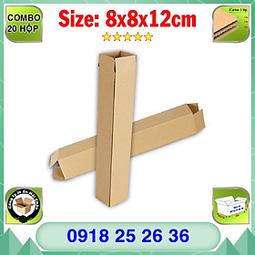 Mua 20 Hộp Carton  KT: 8x8x12cm  Hộp carton  Thùng carton  Hộp đóng hàng  Thùng đóng hàng  Hộp carton 3 lớp...