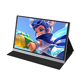 AOSIMAN Portable 15.6inch 4K LCD Screen 72% NTSC 16.7 Million Colors Gaming Monitor Portable Display IPS Panel Fast